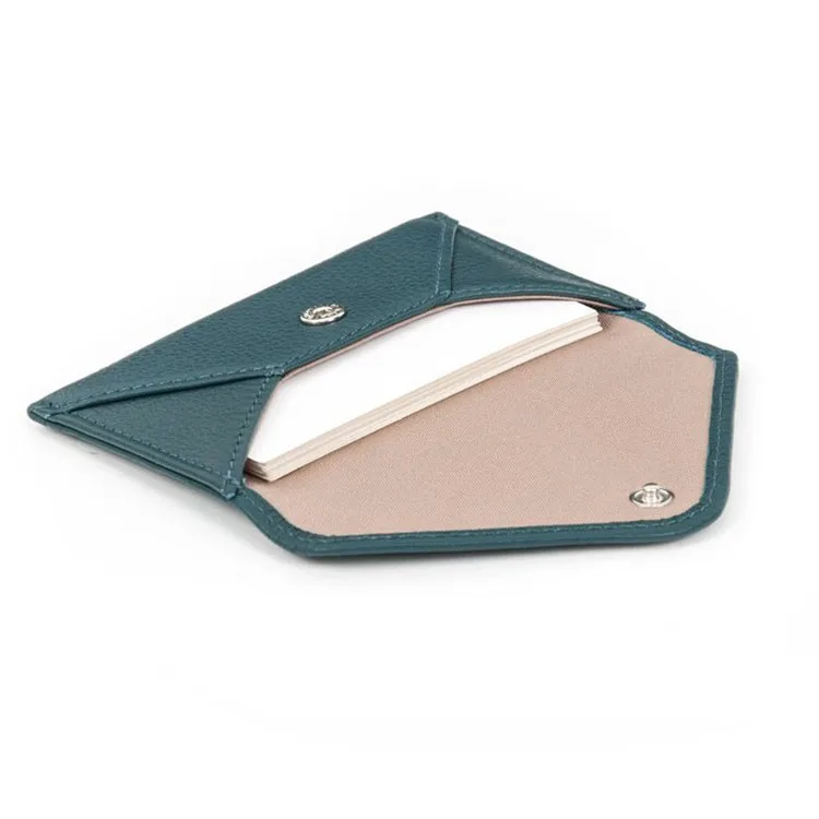 Factory Directly Minimalist Business Top Leather Name Card Holders Travel Wallet Organizer