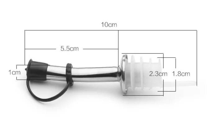 Wine nozzle 304 stainless steel wine introducer whisky pouring device universal bar cork
