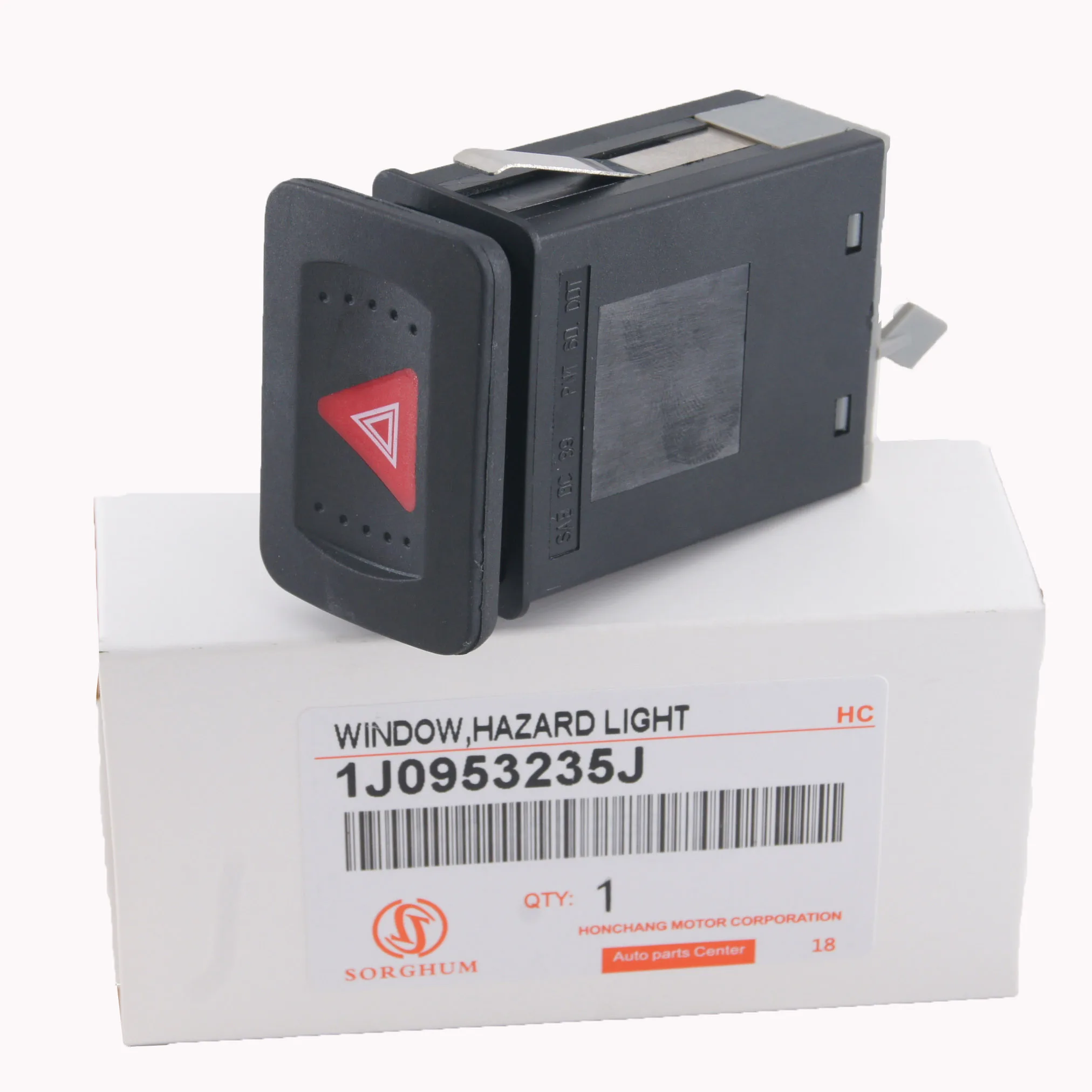 Sorghum 1J0953235J Emergency Hazard Light Switch For VW Bora 99-05 Golf 98-06