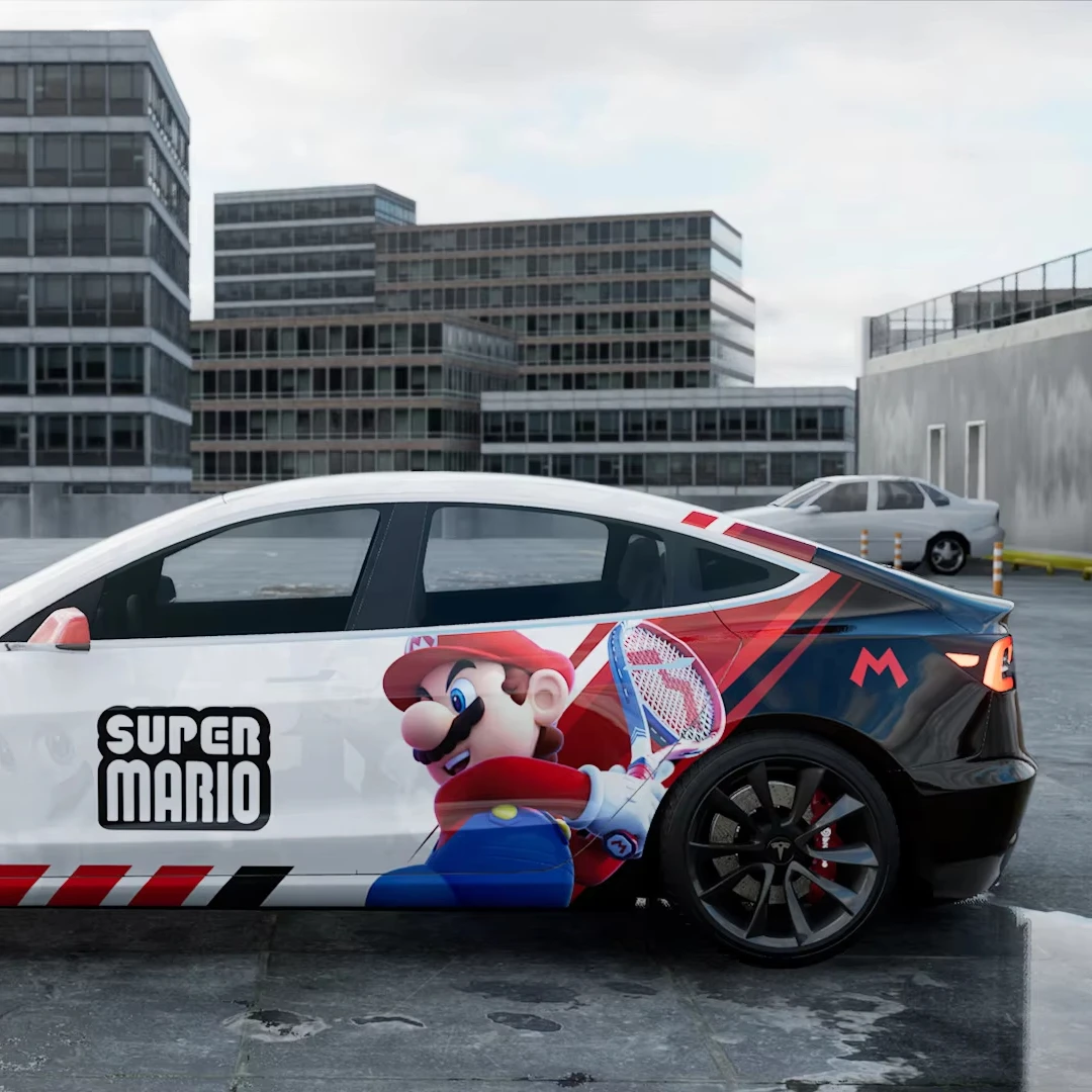 Hot Sale Outdoor Printing Stickers Custom Car Bumper Sticker For Car Vinyl Pvc Decal