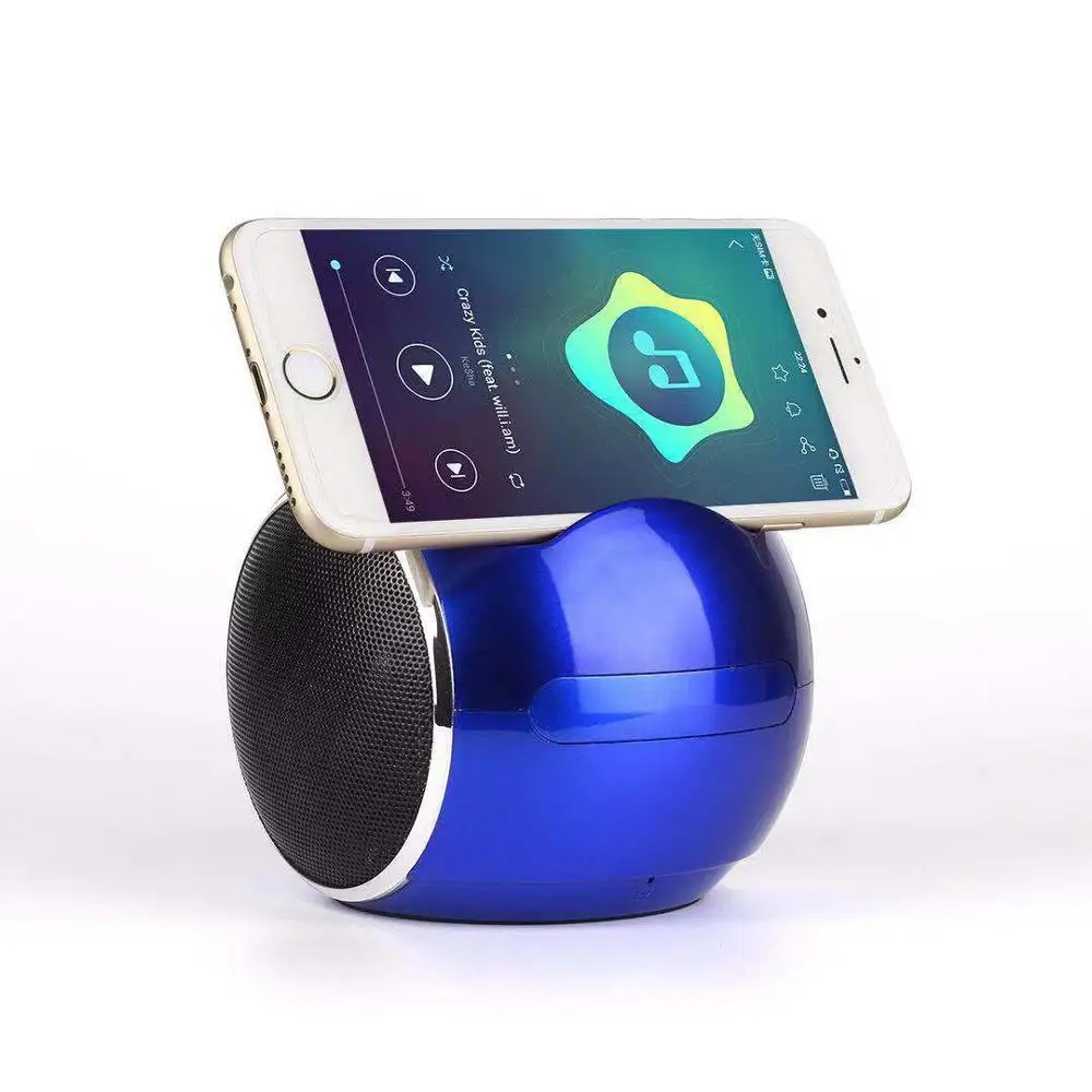 2021 new Blue tooth audio portable creative mini diamond portable wireless speaker XN-C14 Cell phone stand