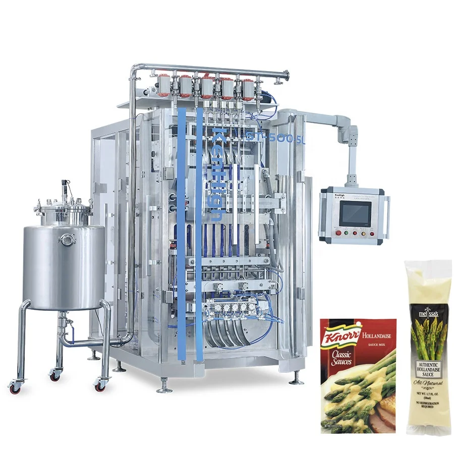 4/6/8/10/12 Multi-lanes Agave Nectar Mouth Wash Citrus Pectin Antiseptic Liquid Stick Packaging Filling Machine