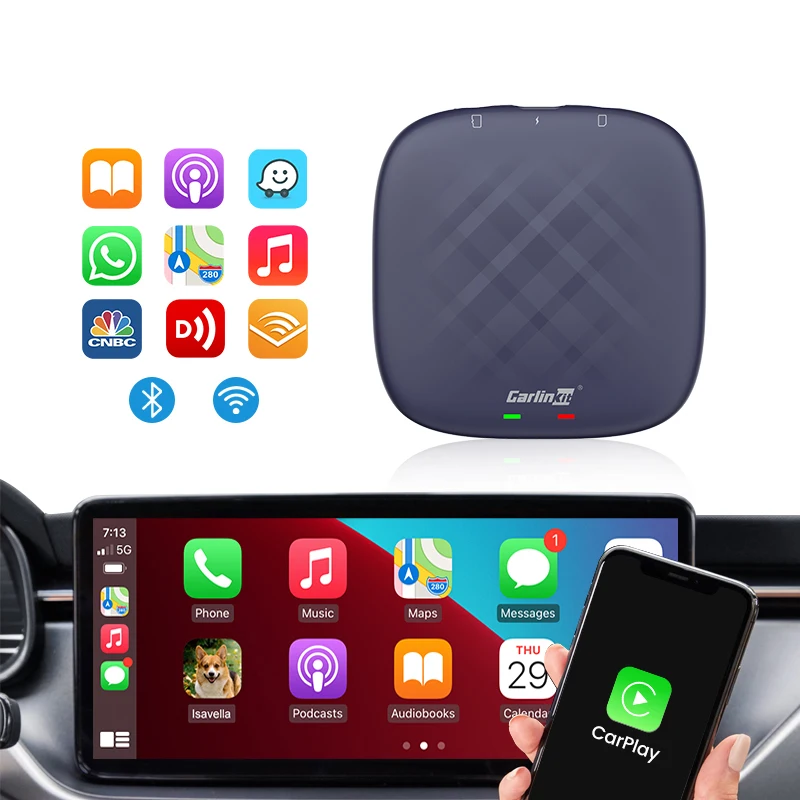 Androids 13 Wireless Carplay Auto 64Gb Tf Card 256Gb Car Box Carlinkit Adapter For Toyota Lexus Mazda 3 Youtube Netflix