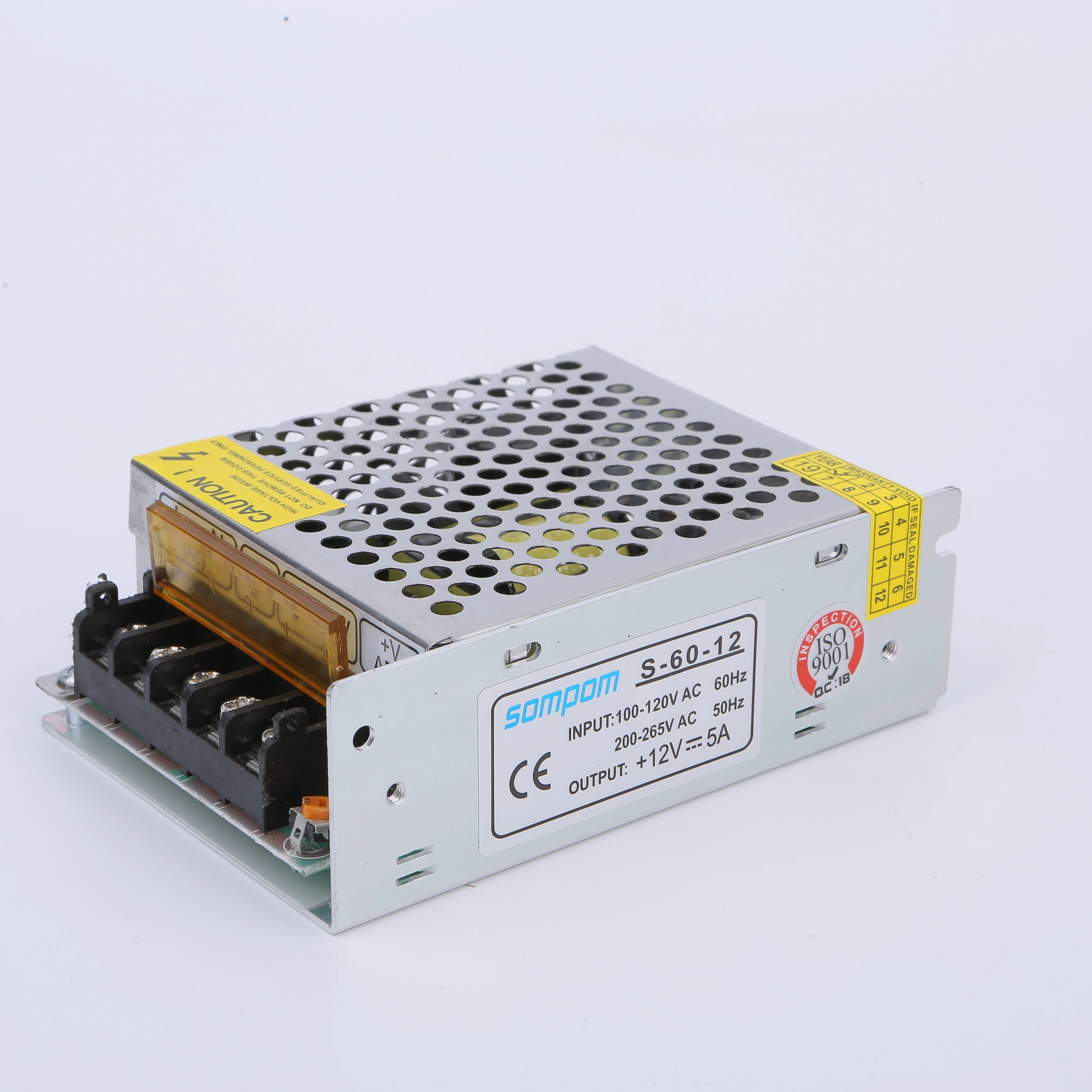Китай Sompom PCB открытая рамка 110v/220v 12v 5a 60w smps импульсный источник питания