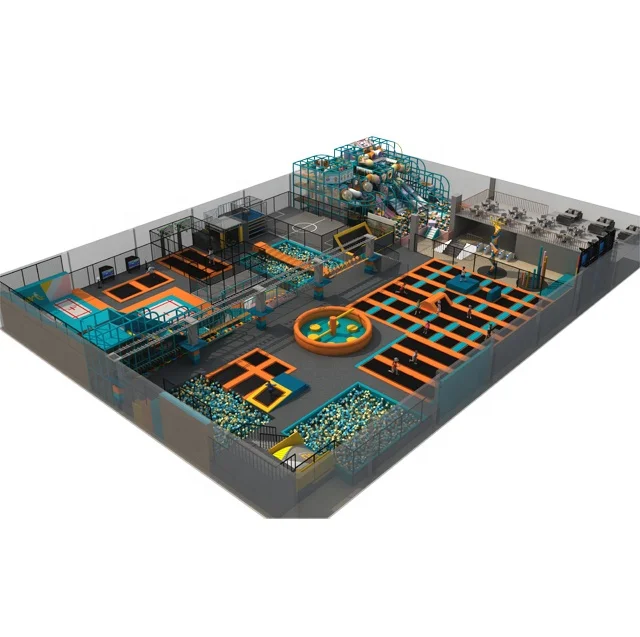 Custom& Hot Selling Commercial Big Indoor Trampoline Park for Kids