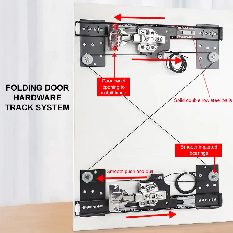 Pocket Door Hardware Sliding Pocket Doors Slide Rail System Invisible Sliding Pocket Doors