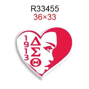 Delta Sigma Theta Sorority Planar Flatback Resin For Hair Bows Cabochon flat Back Charms Cabochons For Kids Keychains Gifts