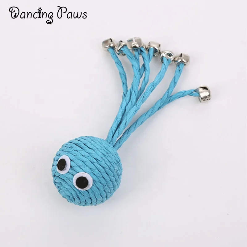 Factory Wholesale Lovely and Cute funny ball Cat Pet Interactive Toy 6 pcs/Set