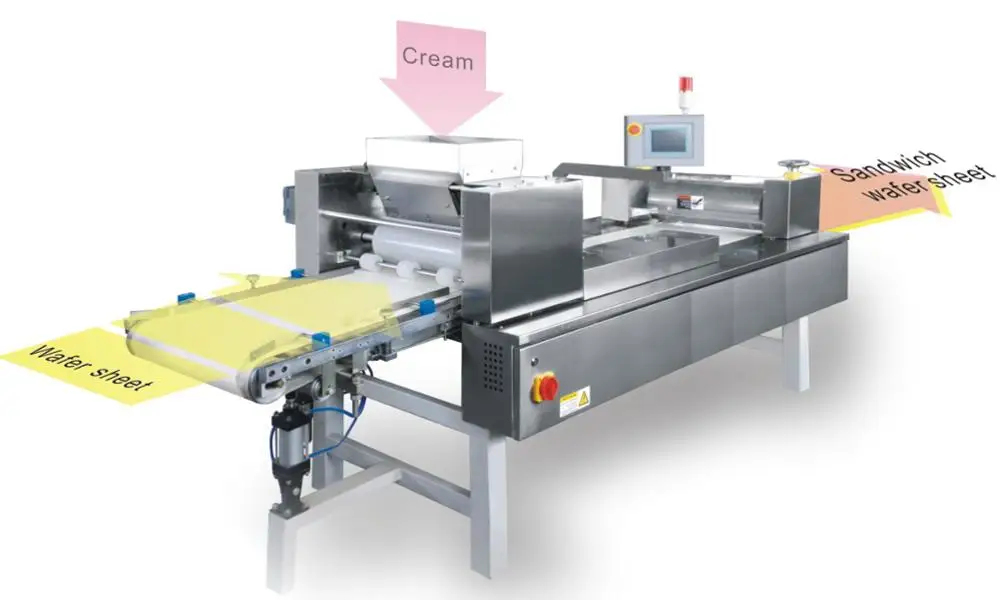 Wafer snack machine chocolate ball wafer production line