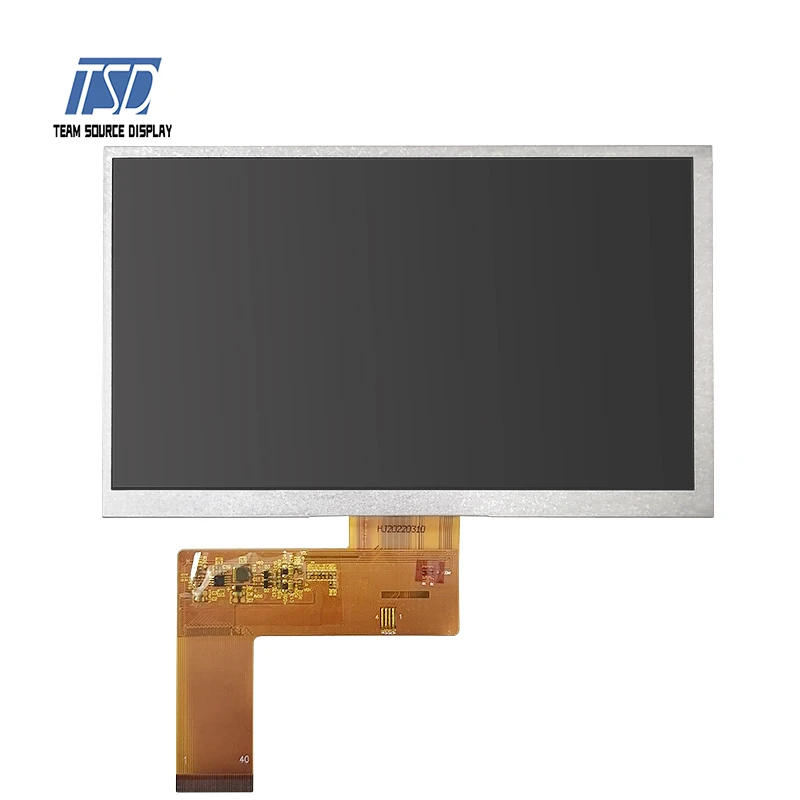 TSD Custom Flexible 7 Inch Capacitive Touch Screen TFT LCD Display Module 800x480 40 pin TFT for Speedometer Motorcycle