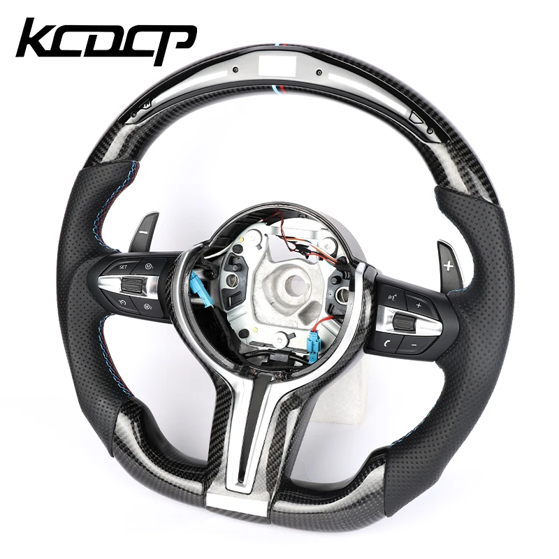 На заказ углепластиковое рулевое колесо подходит для BMW F20 F21 F25 F26 F30 F15 F16 F10 F91 F92 Гоночное кабриолет