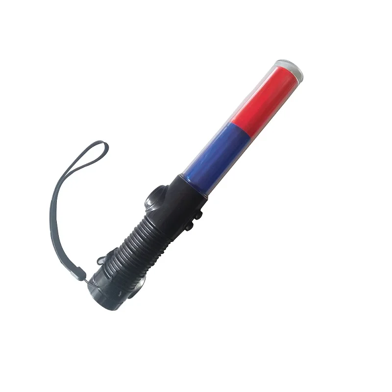 length 30cm multicolor road safety traffic control baston signal light baton