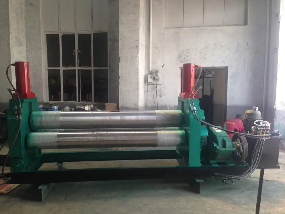 Steel plate rolling machine / 3 sheet roller bending machine