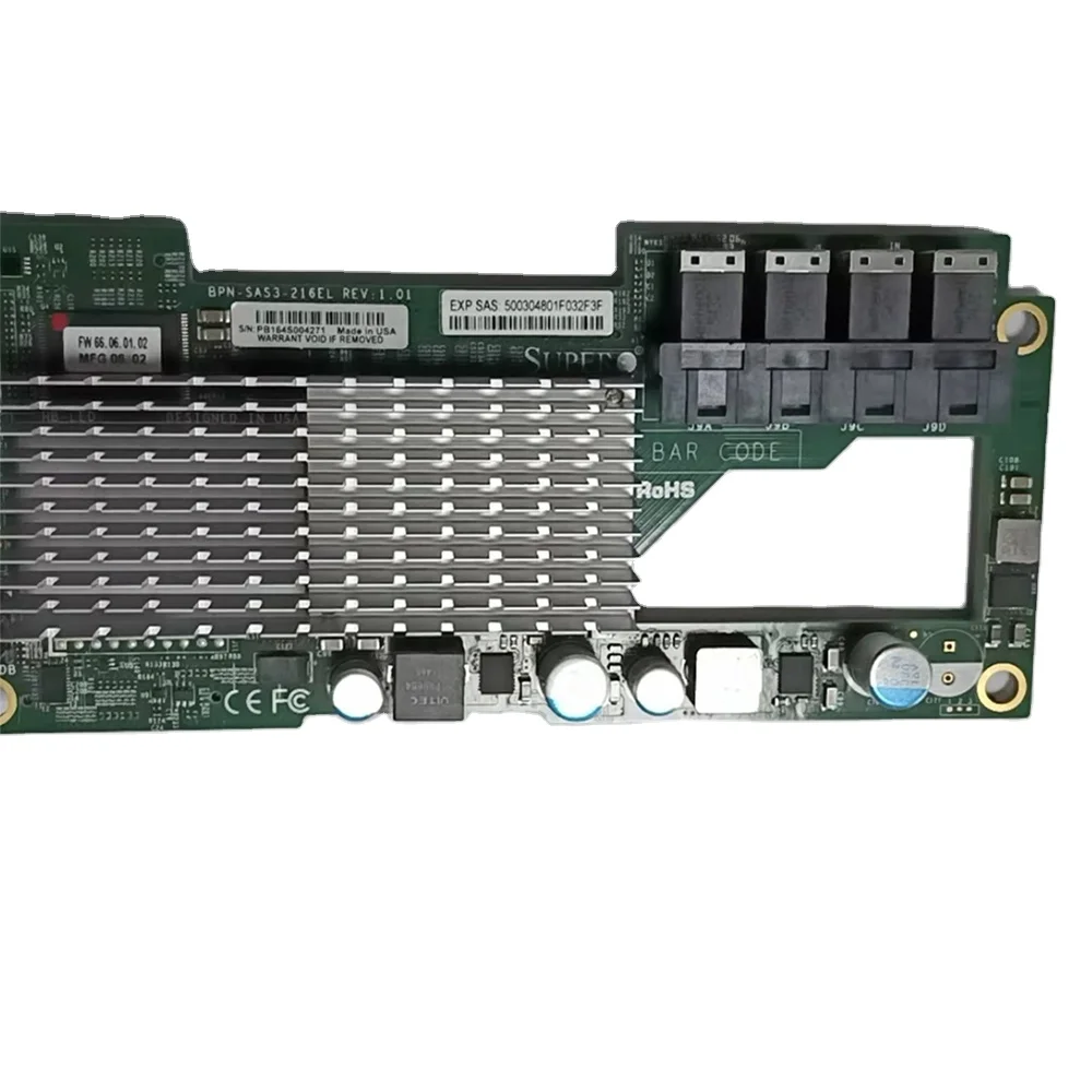 For Supermicro 12GB SAS Expansion Card BPN-SAS3-216EB EL1 2028R-ACR24L