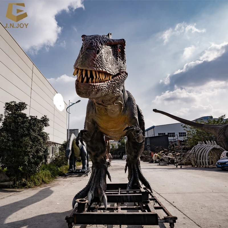 AD-51 Custom Amusement Park Life Size Realistic  Animatronic Dinosaur Model For Sale