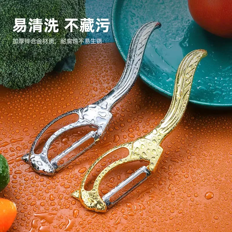 Hot Sale Mirror Finished Zinc Alloy  Creative Squirrel-Sharp wonder peeler miracle peeler Fancy Vegetable Peeler