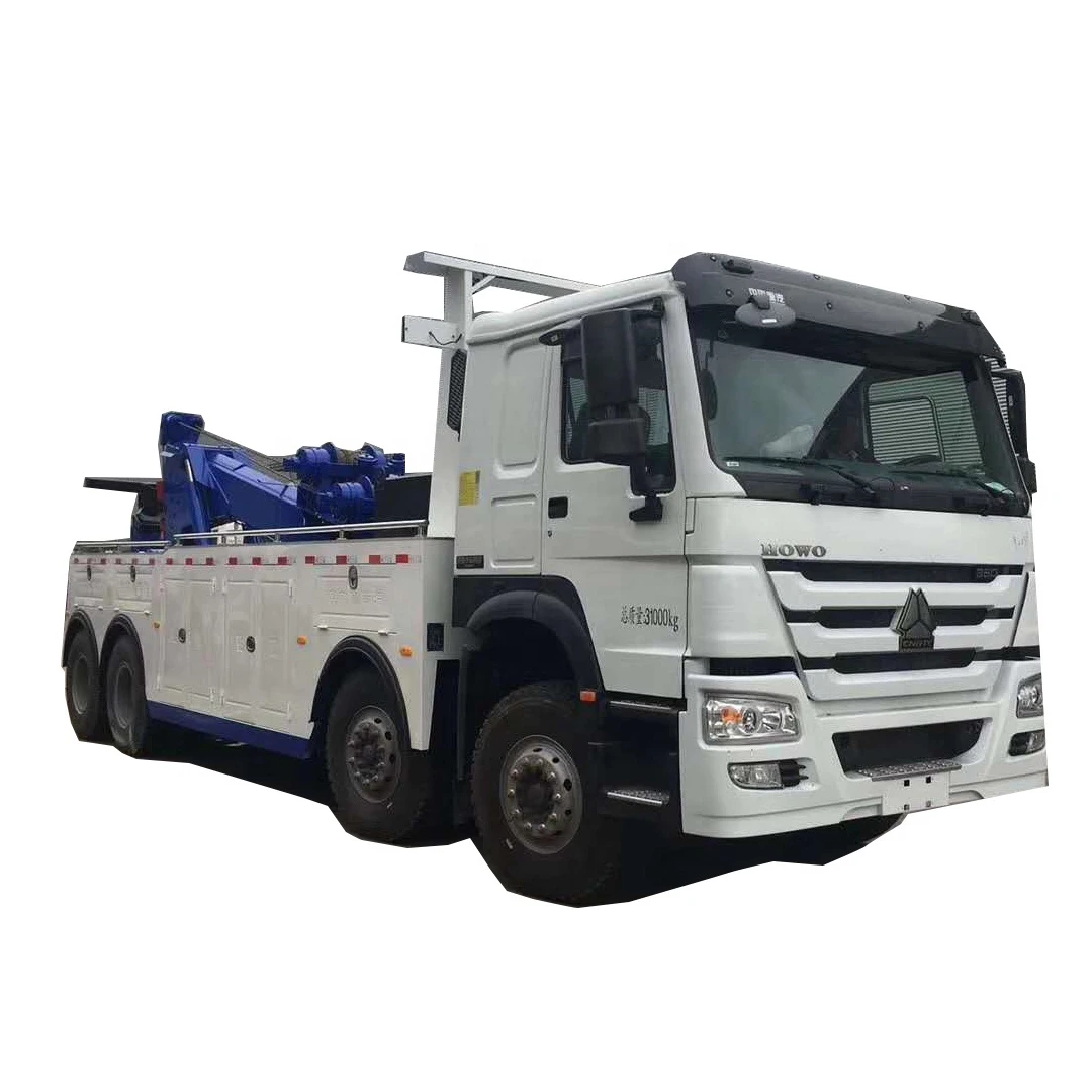 SINOTRUK HOWO 30tons Wrecker 50t Underlift Wrecker 6x4 8x4 Wheel Lift Wrecker For Sale