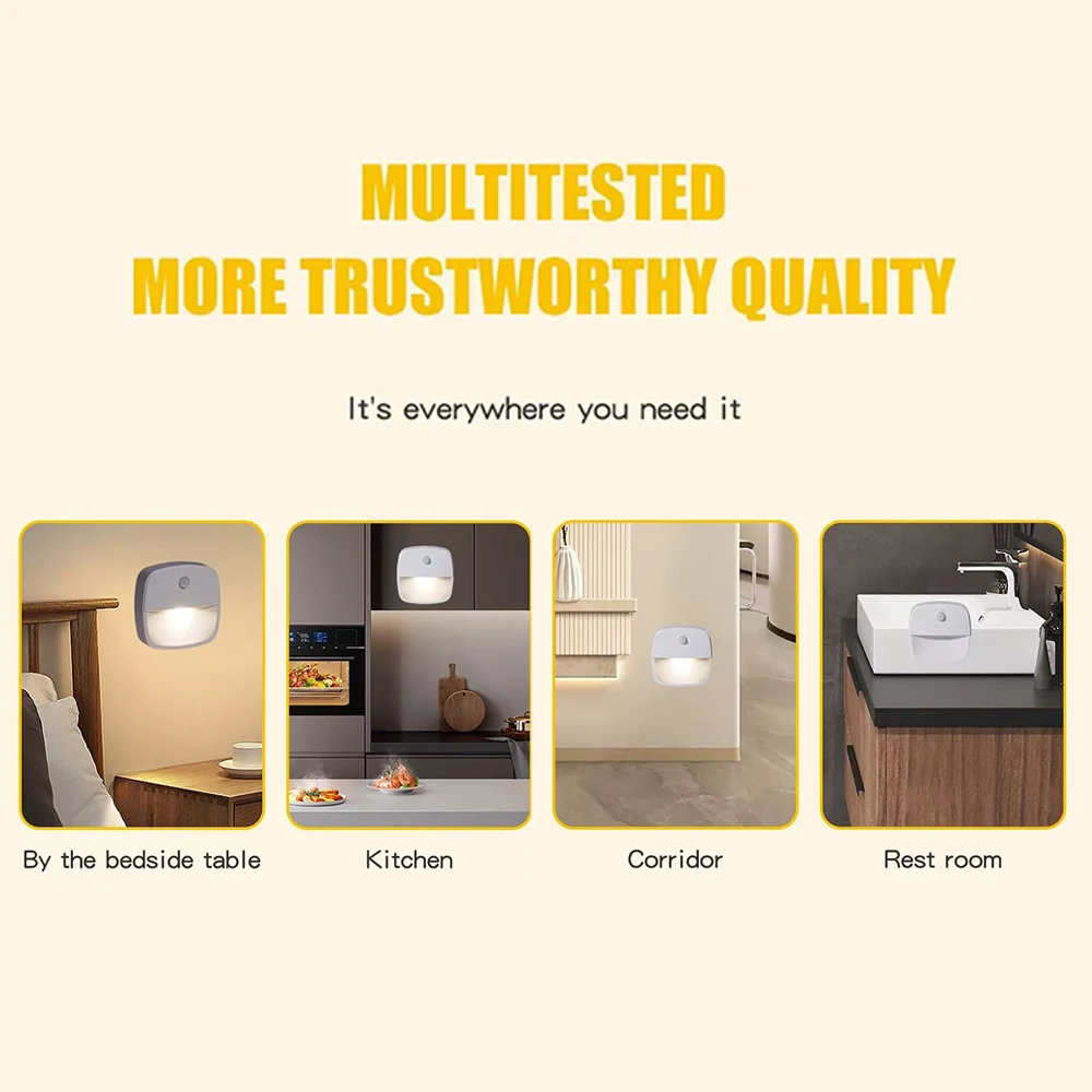 Motion Sensor Strip Light For Bathroom Bedroom  Corridor Darkroom Human Human Body Sensor  Mini Motion Sensor Light