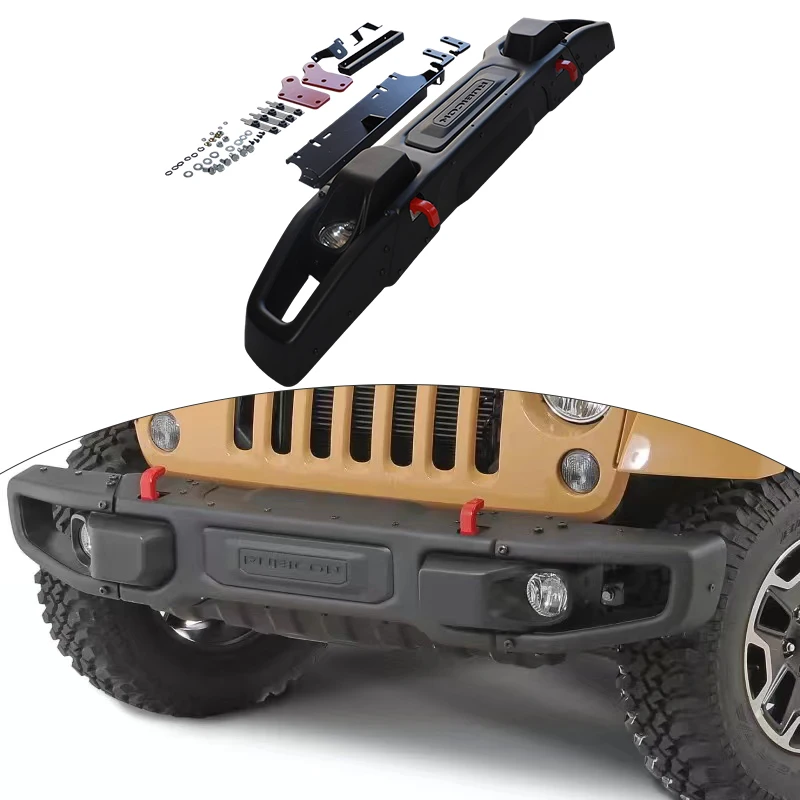 Front bumper 10th Anniversary bumper Without High U Bar For Jeep Wrangler JK 2007-2017