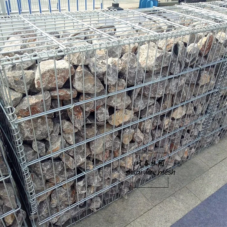 High quality galvanized welded gabion boxes pvc coated gabion 2x1x1