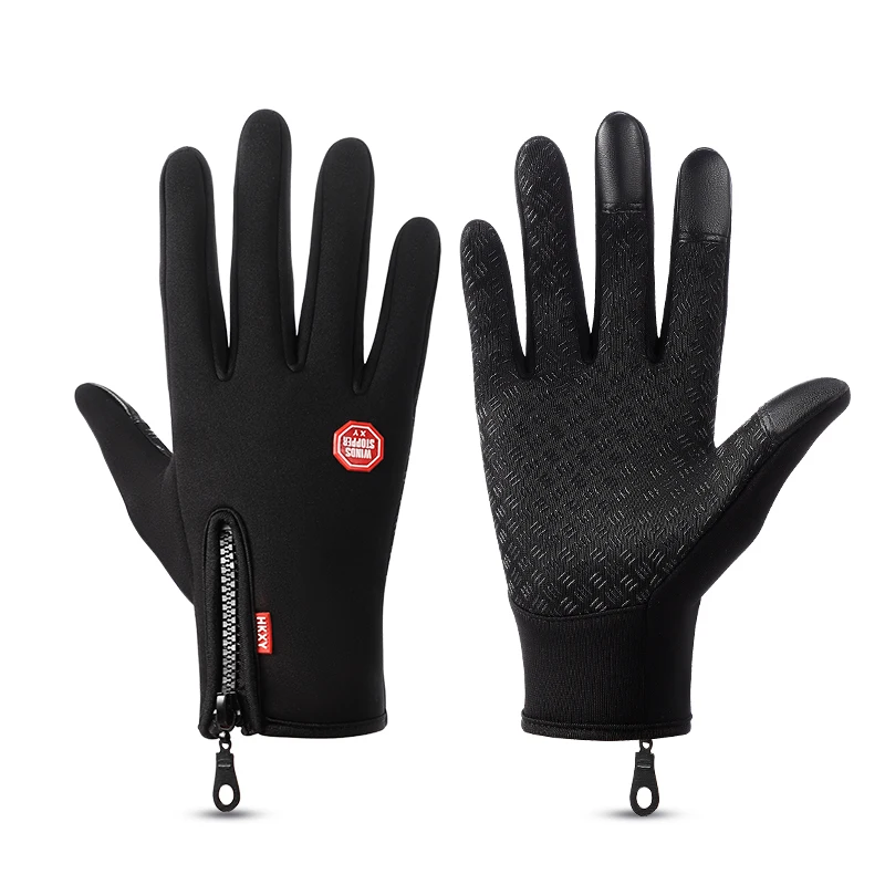 
Fashion men thermal biker riding sports waterproof touch gloves winter  (62381083731)