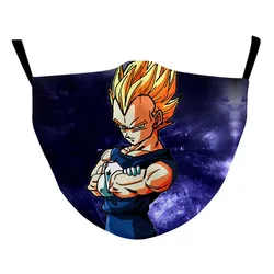 Dragon Ball Anime Digital Printing Maskes Washed Cotton Cosplay Personalized Custom Dust-proof Smoke Outdoor 3D Maskes