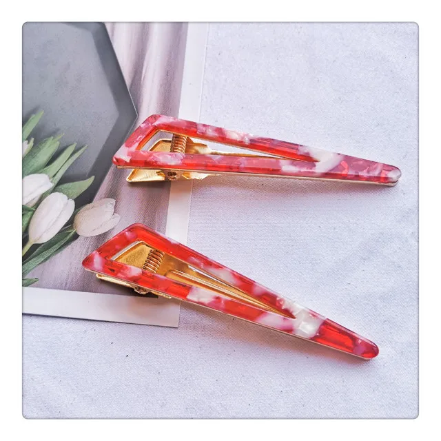
Wholesale New Fashionable Geometric Vintage Fringe Side Hairclip Acetic Acid Hair Clips For Ladies 