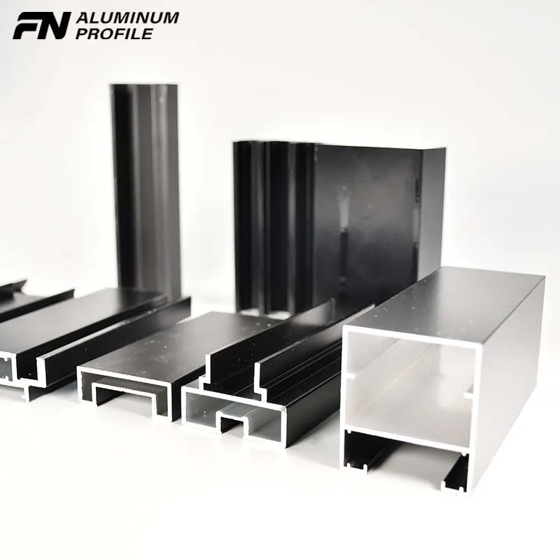 Aluminum Extrusion Profile Black Anodizing Heavy Duty Aluminum Profile Accessories Door Frames Extrusion Aluminum Profile