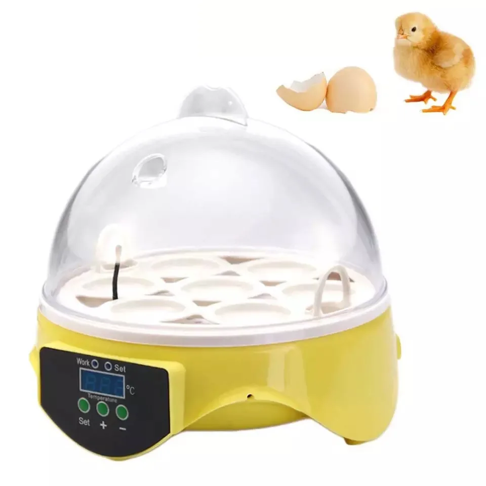 New Products 7 Hatching Eggs Chicken Duck Automatic Egg Hatchery Machine Egg Incubator