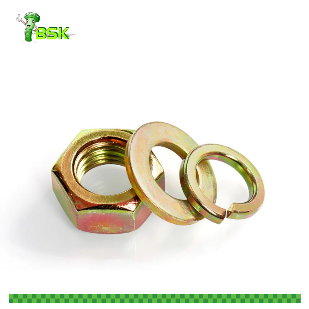 ISO 4032 DIN 14399-3 DIN934 Galvanized Hex Nut Chinese Manufacturers Exports 4.8 8.8 10.9 Black Oxide Hex Nuts