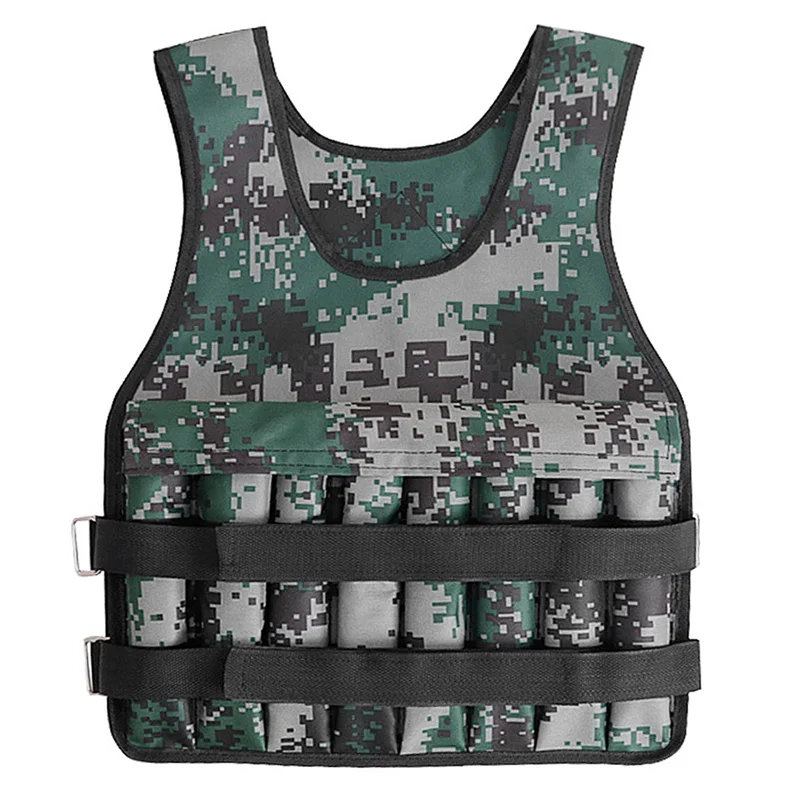 Adjustable 20KG Exercises Fitness Muscle Building Weight Loss Running Weighted Vest
