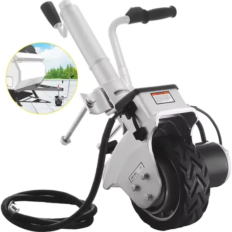 Motorized Trailer 12v 350w Jack Mover Dolly Electric Easy Trailer Moving To Hitch Jockey Wheels for caravan moterhome