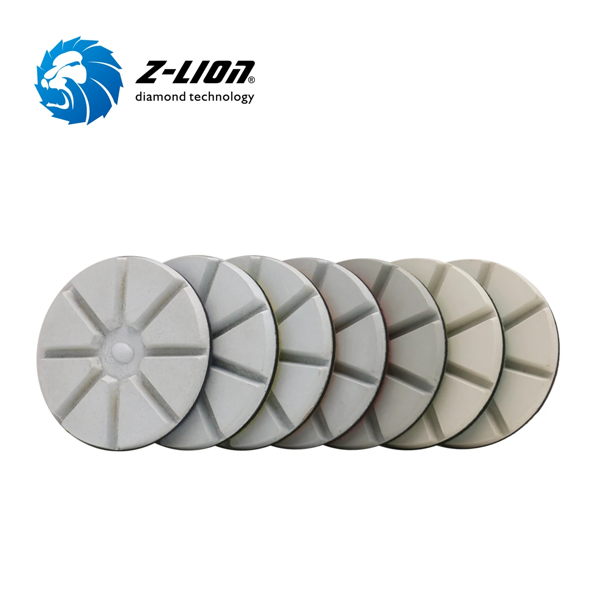 Z-LION 80mm Diamond Dry Floor Polishing Pad for Concrete Floor Dry Resin