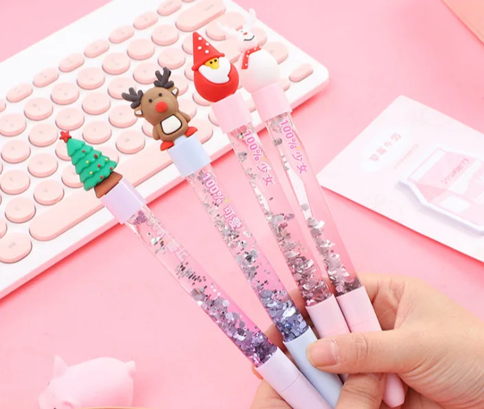 Best Quality Colorful Pink Fairy Stick Unisex Creative And Lovely Moon Unicorn Liquid Quicksand Plastic Student Gel Pen