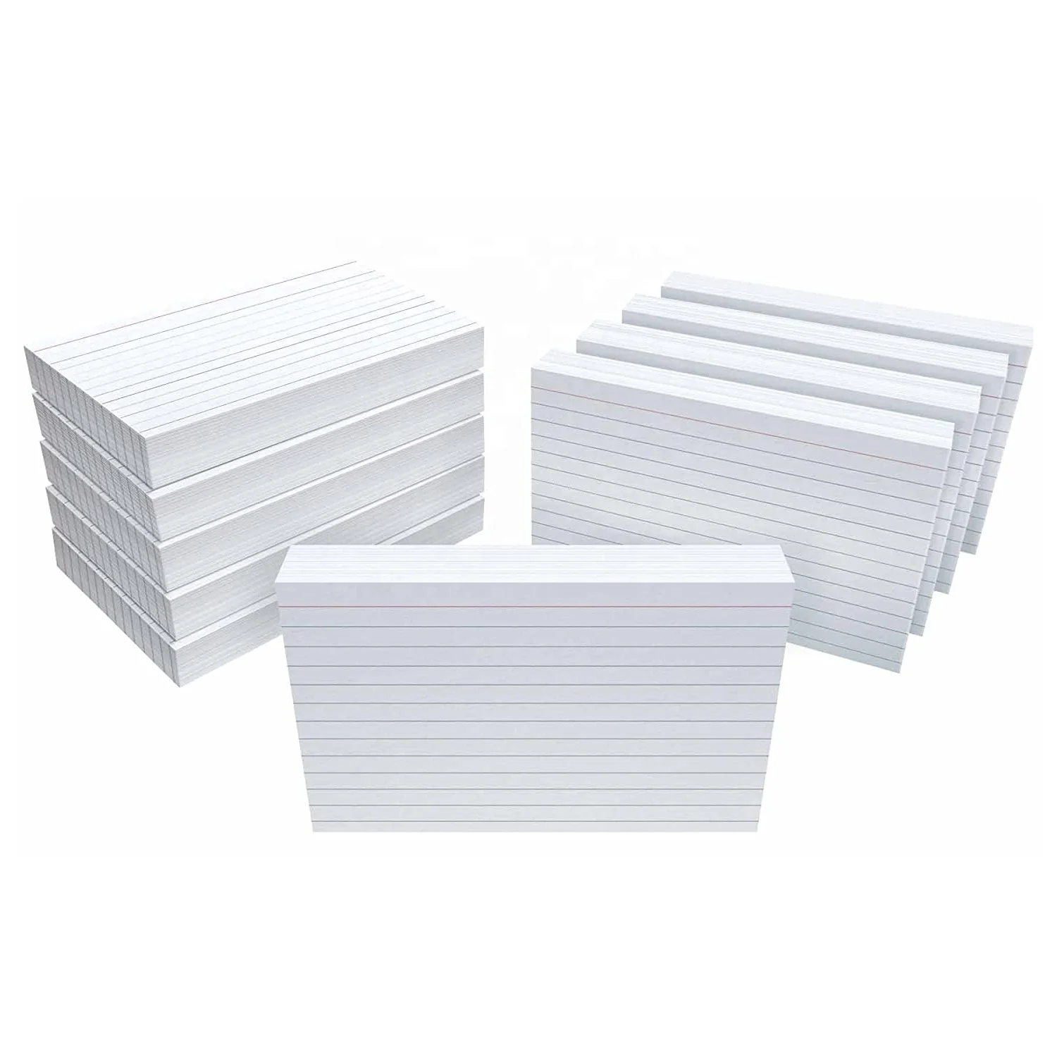 School Product 300 Count 4 inches by 6 inches Unruled White Paper Index Cards Blank