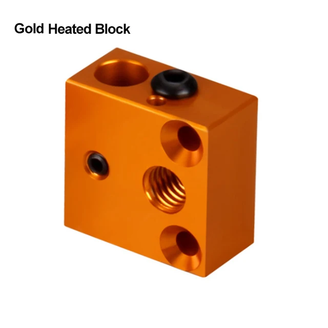 3D Printer Heat Sink upgraded Cooling Aluminum Block for CR10S 3D Printer Parts MK10 Extruder Heat Block