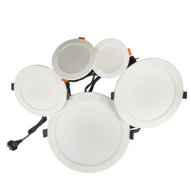 Sunsing 7W 9W 12W 18W 24W led downlight lamp 3cct dimmable ceiling lights with CE ROHS SAA certified