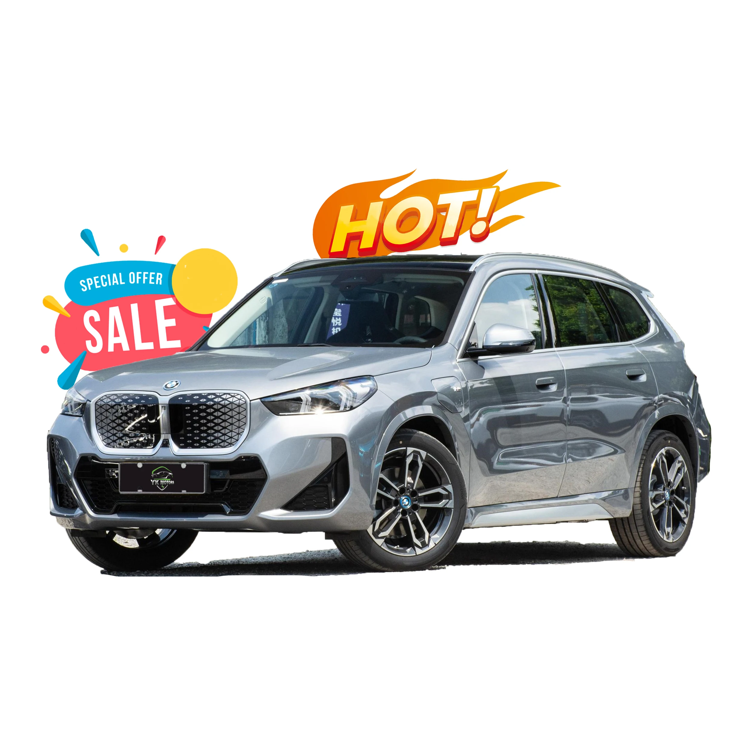 YK MOTORS 2024 EV Electric Vehicle Compact SUV BM W IX1 510km Battery Range  Low Price Chinese Car