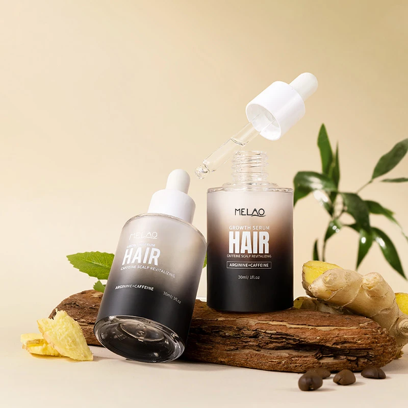 Custom Logohair Loss Treatment Scalp Serum Regrowth Anti Hair Fall Ginger Oil For Hair Growth Men