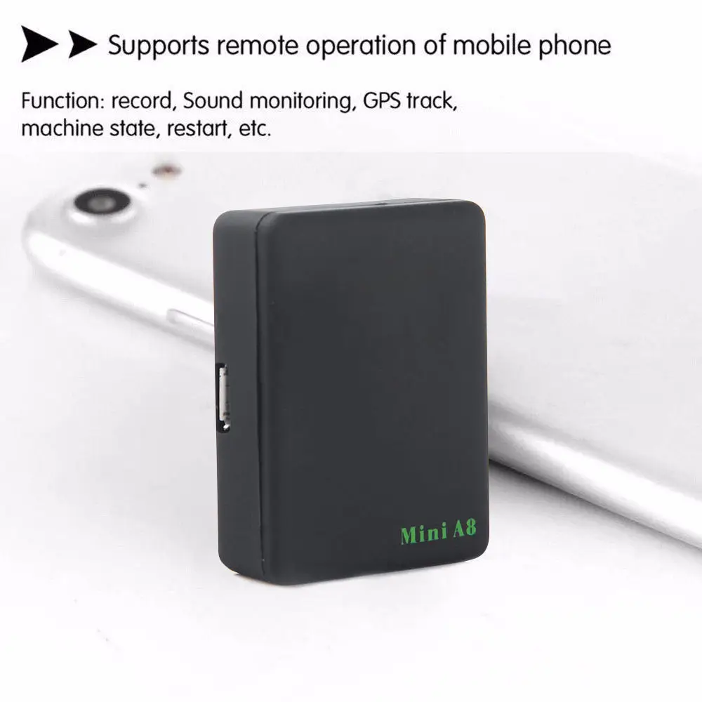 Car child GPS Tracker system Locator Anti-lost Real-time Positioning Tracking Device Mini A8 tracker gps autonomie long Locator