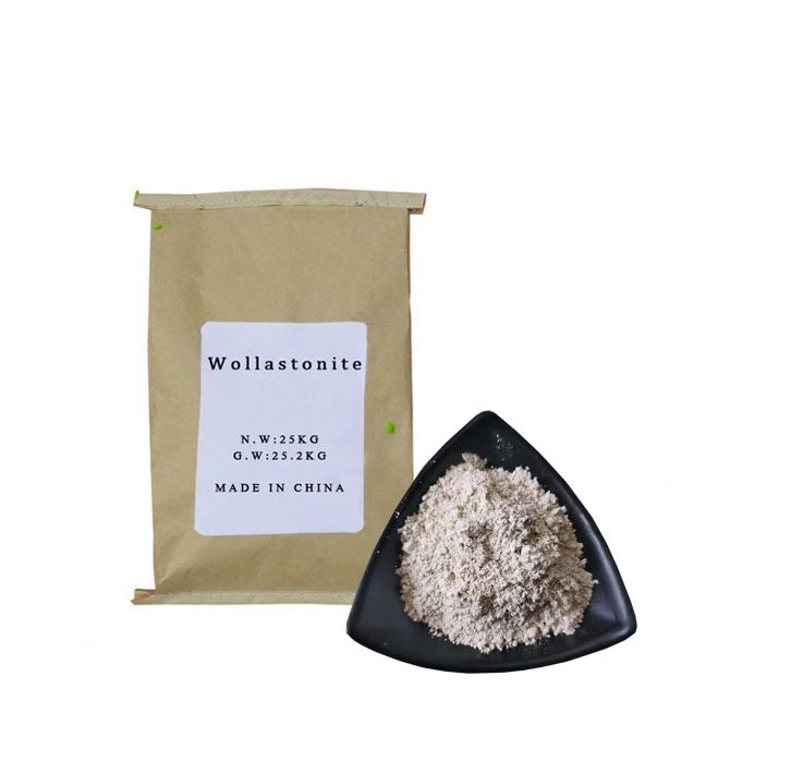 Игольная волластонитовая огнестойкая усиливающая упрочняющая краска, подходящая для модификации инженерных пластмасс, резины