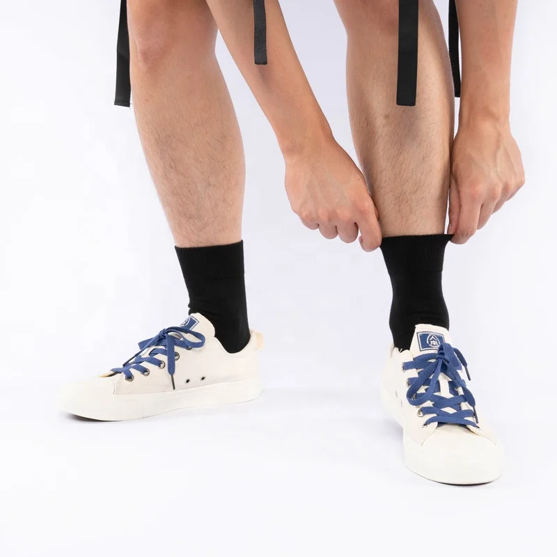 
HEPOLILO-020 Wholesale Men Classical Black White Gray Dress Tube Crew 6 Packs Socks For Men Business Socks Cotton Box 