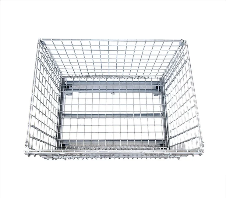 Высококачественные стальные колёса 50x50 клетки для хранения проволочная сетка клетка для поддонов вместительные клетки для хранения