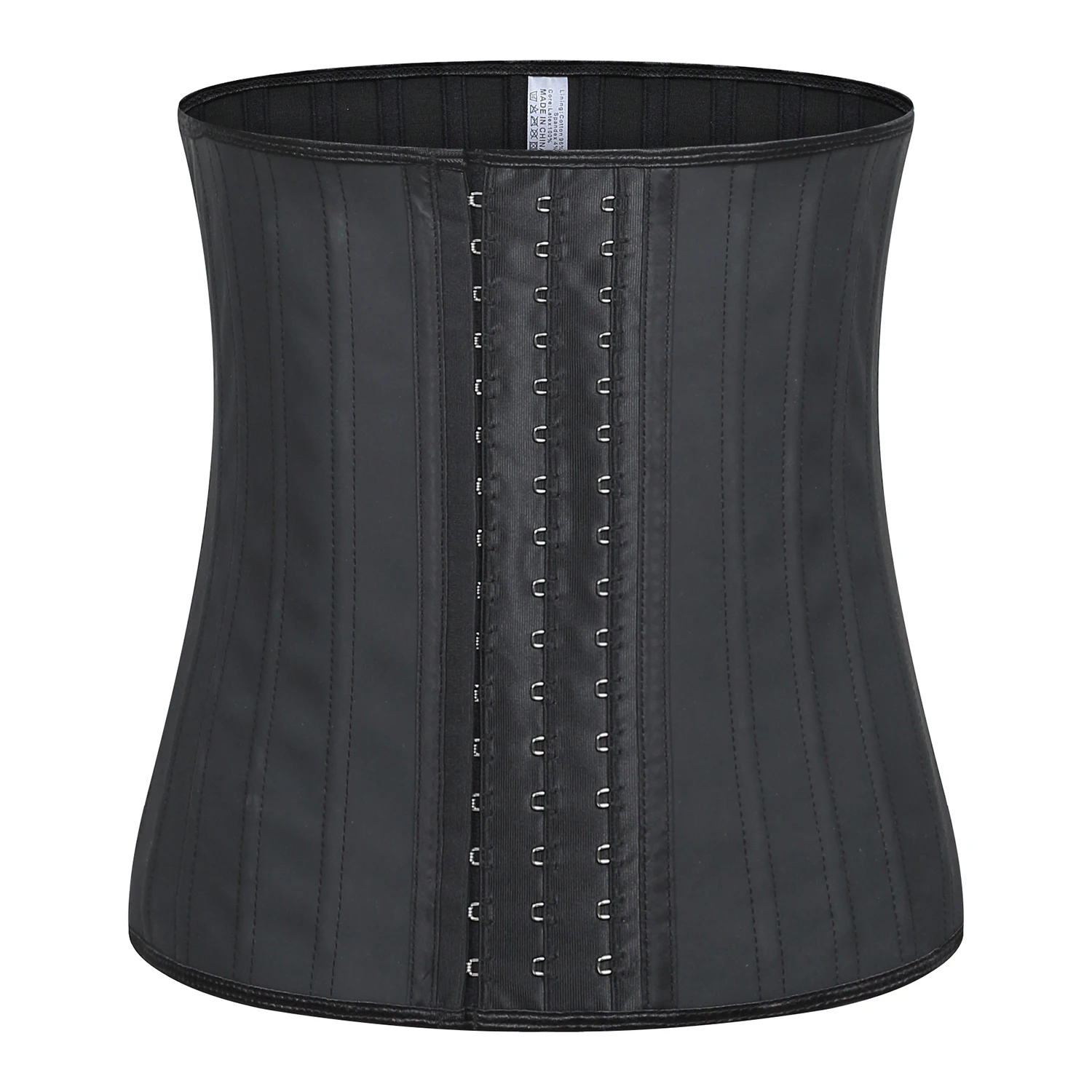 Women Waist Slimming Corset 3 Row Hook Tummy Spandex Waist Trainer Shaper Belly Trimmer Belt Band