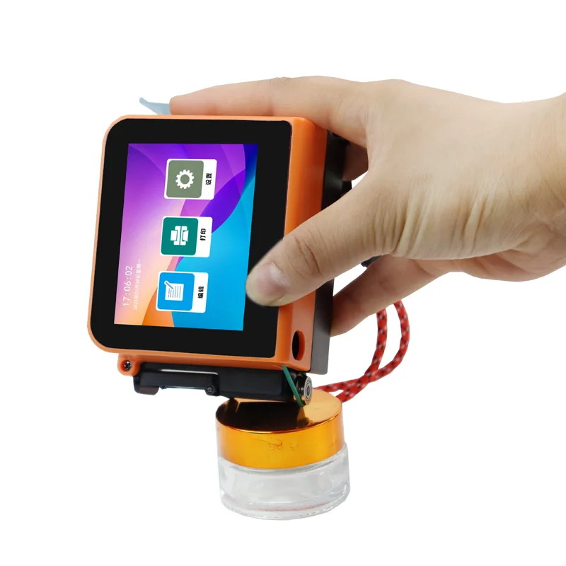 INCODE Portable Handheld Label Inkjet Motor Provided Eco Solvent Inkjet Printer for Pvc Card