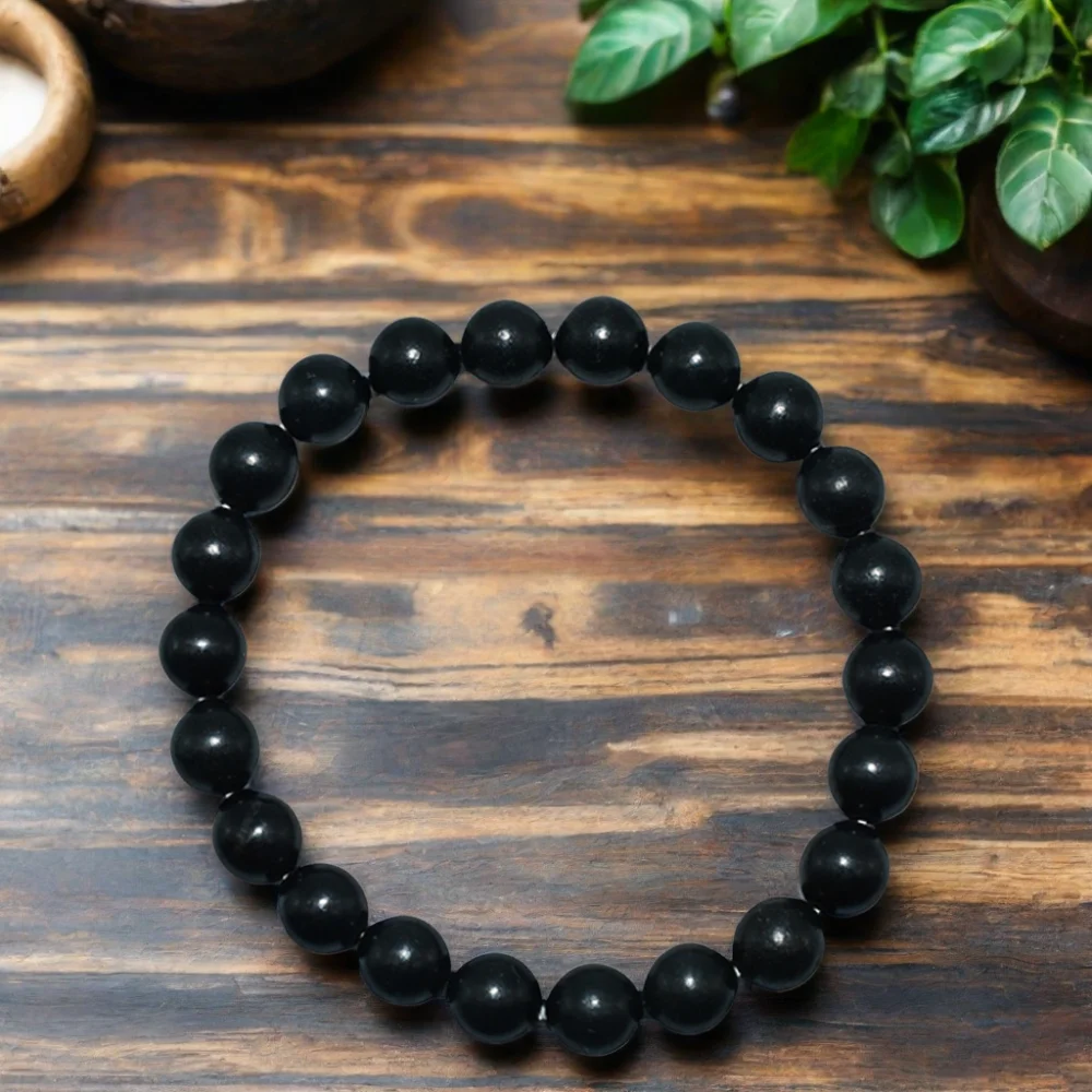 Factory Wholesale Natural Stone and Pearl Beads 6/8/10mm Shungite round Beads for Women Men for Jewelry and Accessories