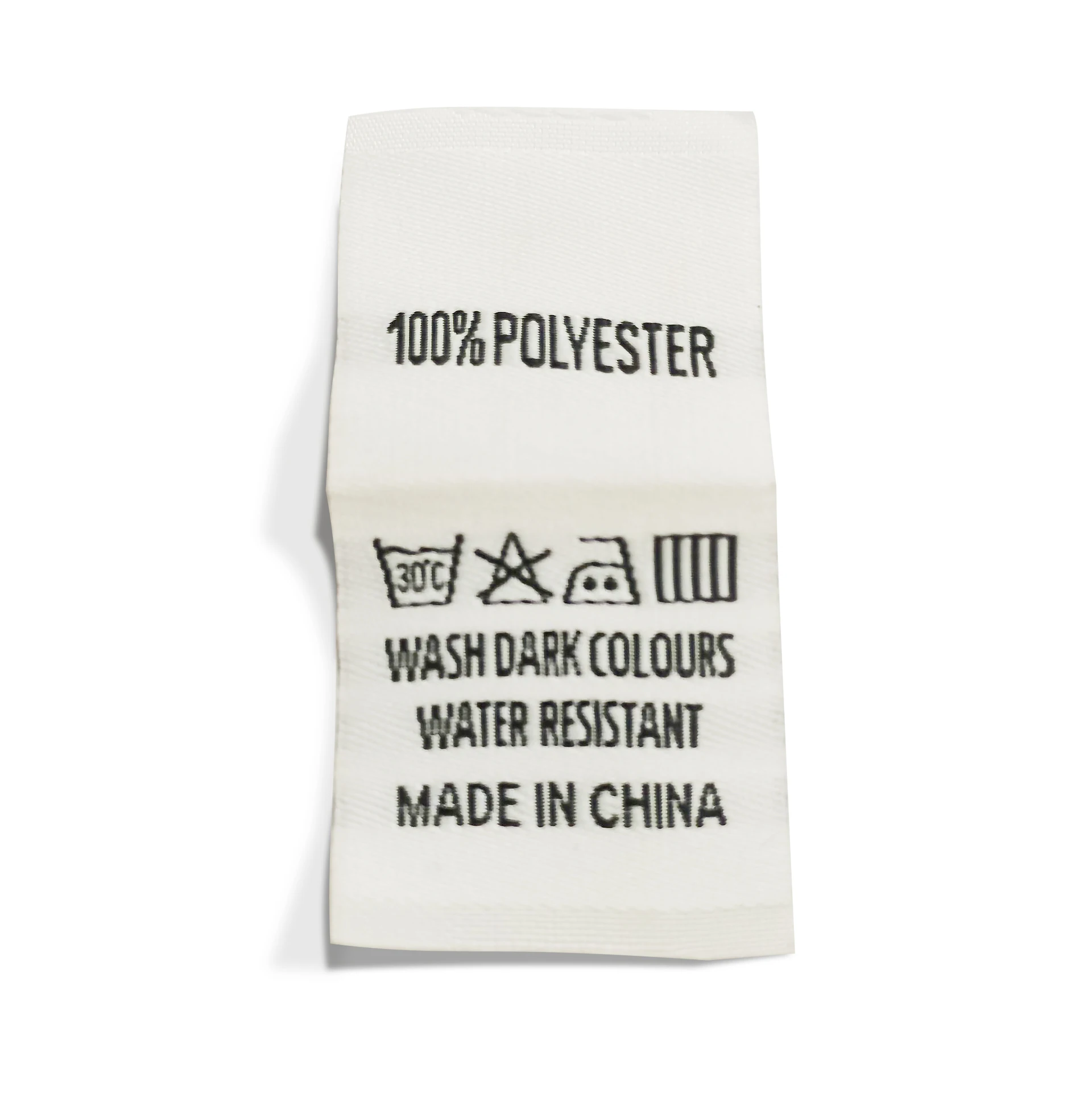 Customized care waterproof textile label printr washing care labels