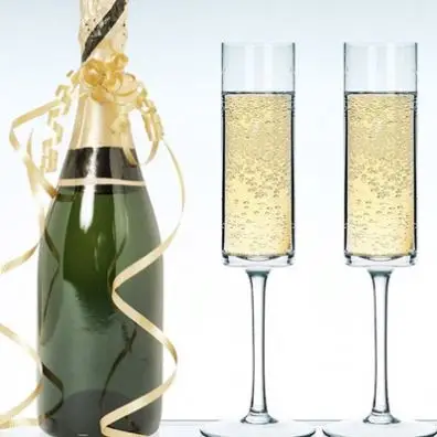 wholesale customized flute coupe cylinder champagne glass