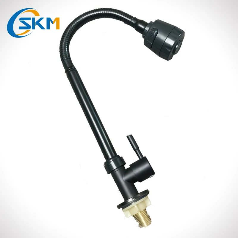 SAKEMI Chrome Plated Wall Mounting Single Cold Water Taps Sink Kitchen Faucet Factory