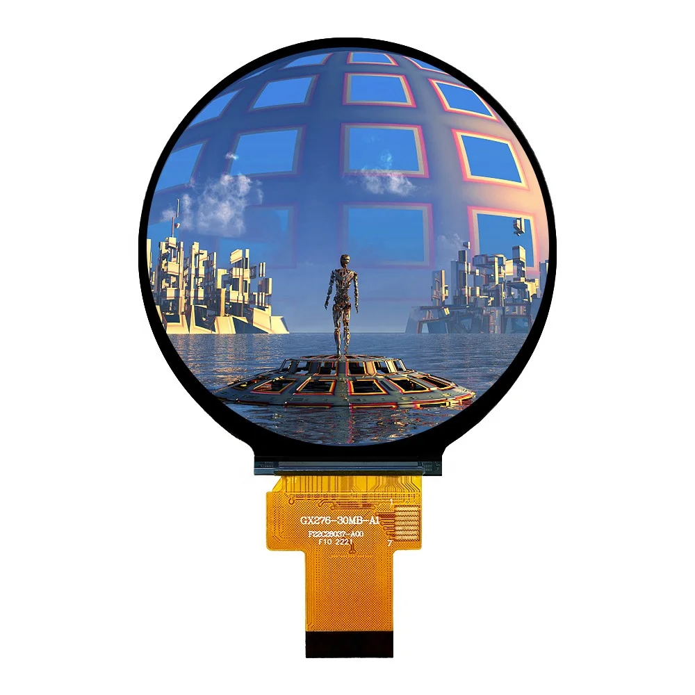 Shenzhen 2.76 Inch 480x480 Pixels Custom Round Screen TFT Lcd Module